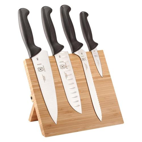 Mercer 5pc Knife set with Bamboo magnetic