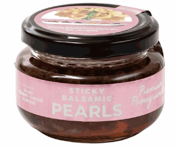 Sticky Balsamic Pearls Pomegranate 110g