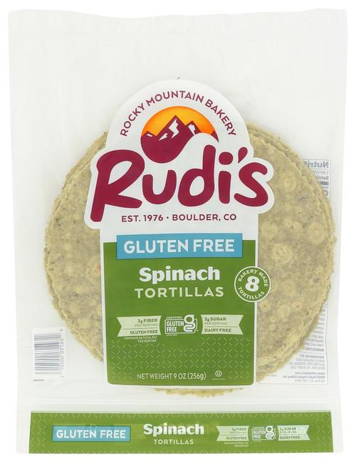 Rudis Tortilla Spinach 9oz