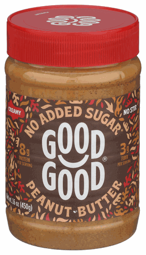 Good Good Peanut Butter Creamy no Sugar added 16oz
