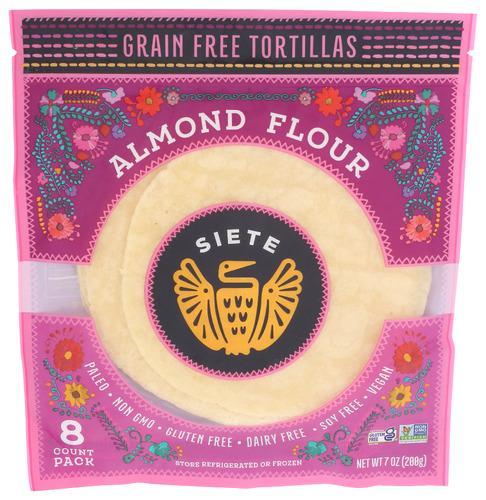 Siete Tortilla Almond Flour 8pc 7oz