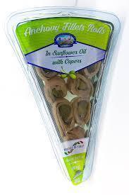 Anchovies in Sunflower Oil with Capers 80g