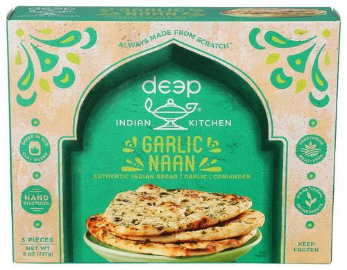 Deep Indian Kitchen Garlic Naan 8oz
