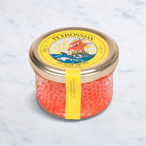 Petrossian Smoked Trout Roe Glass 50g