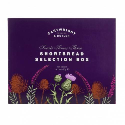 C&B Shortbread Assortment Biscuit Selection Box 400g