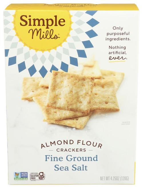 Simple Mills Crckr Almond Flour Grnd Slt 4.25oz