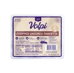 Volpi Pancetta Chef style chopped 4oz