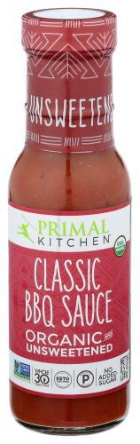 Primal Kitchen Classic BBQ sauce Org Unsweetened 8.5oz