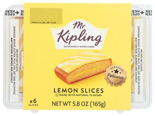 Mr Kipling Lemon 6 Slice 8oz