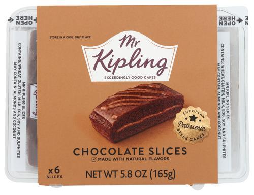 Mr Kipling Chocolate 6 Slice 8oz