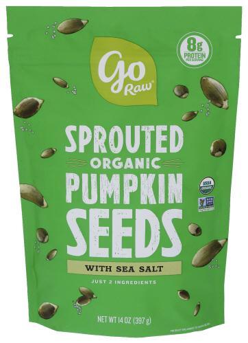 Go Raw Sprouted Pumpkin Seeds 14oz