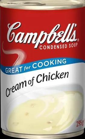 Campbell Condensed Soup Cream Of Chicken 295g