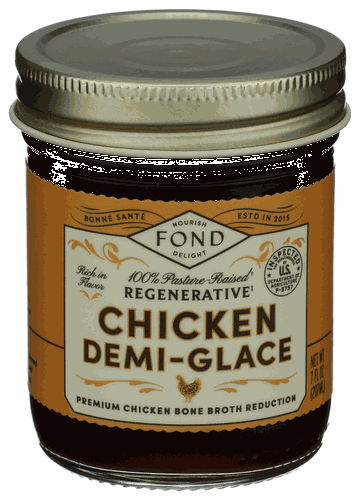 Fond Bone Broth Chicken Demi Glaze 7oz