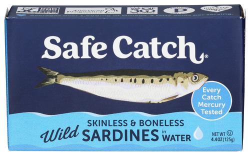 Safe Catch Sardines Wild Boneless in water