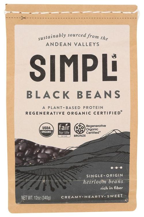 Simpli Beans Black Regenerative Org 12oz