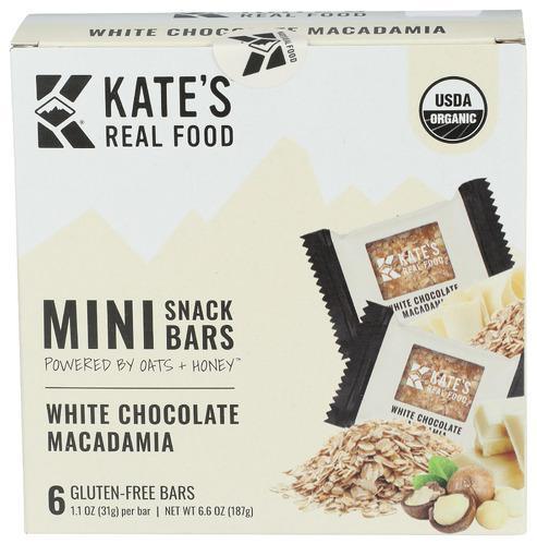 Kates Real Food Bars Wht Choc & Macadamia Nut