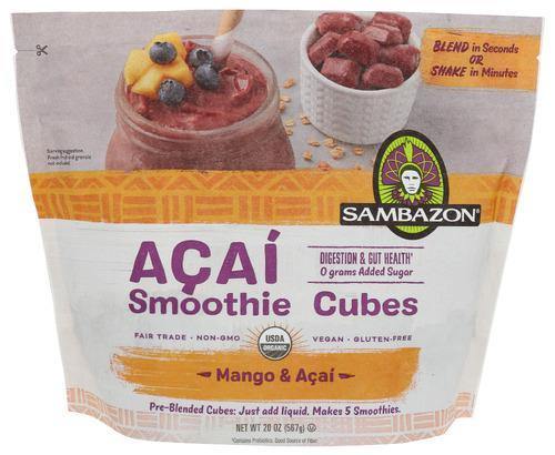 Sambazon Smoothie Cubes Acia 20oz