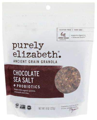 Purely Elizabeth Ancient Grain Granola Chocolate Sea Salt 8oz
