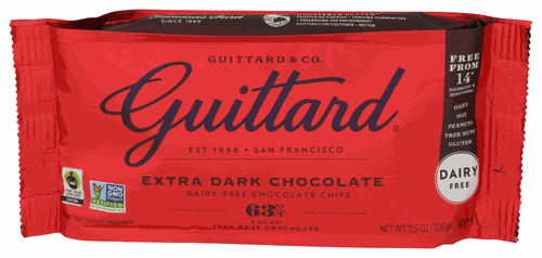Guittard Choc Chip Xdark 63% Cacoa 11.5oz