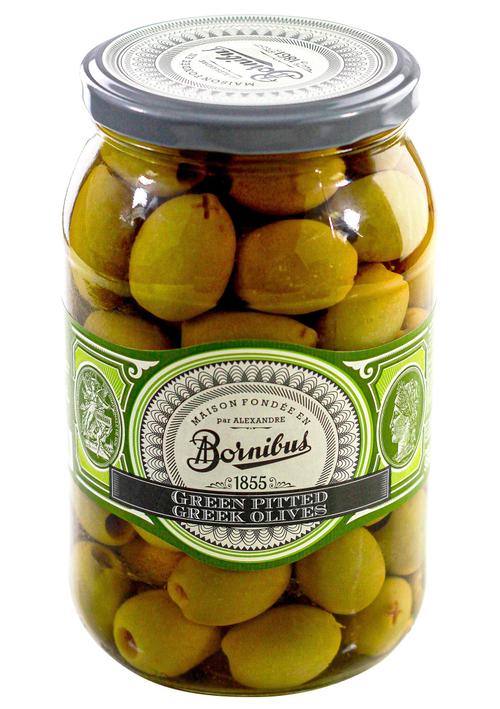 Bornibus Green Pitted Sicilian Olives