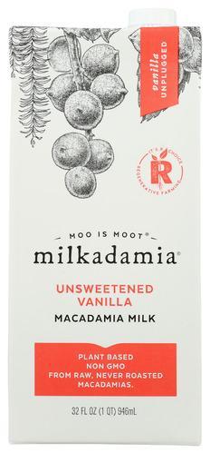 Milkadamil Milk Macadamia Vanilla Unsweetened 32fl oz