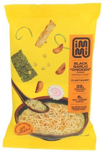 Immi Ramen Blk Garlic & Chicken 2.40oz