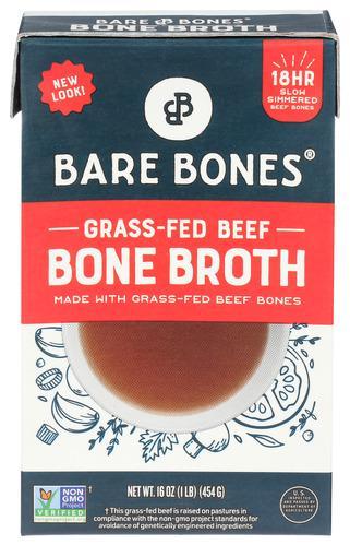 Bone Broth Organic Grass Fed Beef 16oz