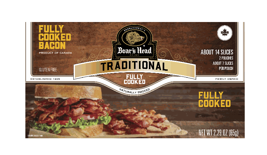 Boar's Head Fully Cooked Bacon 2.29oz