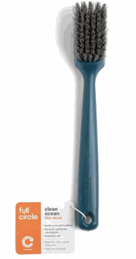 Full Circle Clean Ocean Dish Brush Teal