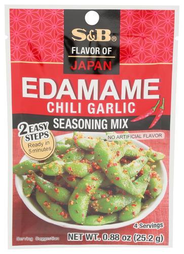 S&B Edamame Seasoning Chili Garlic .88oz
