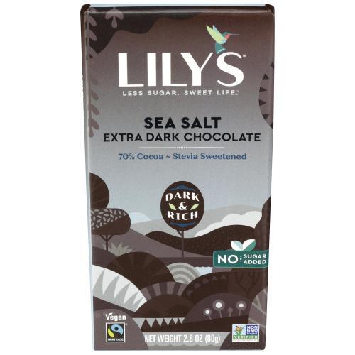 Lilys Sea Salt 70% Dark Chocolate Bar 2.8oz