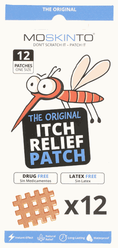 Moskinto Itch Relief Patch 2GO 12ct