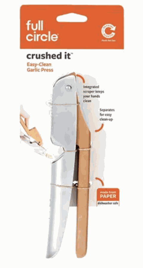 Full Circle Garlic Press