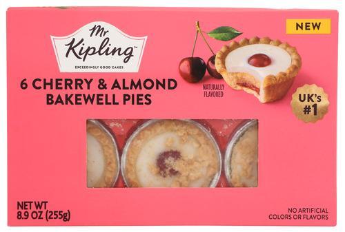 Mr Kipling 6 Cherry Almond Bakewell Pies 8.9oz