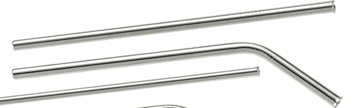 Barfly Stainless Straws Straight 8.5"