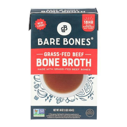 Bare Bones Broth Beef stock Grass Fed 1lb