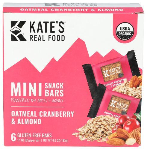 Kates Real Food Bars Almon Cream Oatmeal 6.6oz