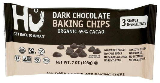 Hu Dark Chocolate Baking Chocolate Chips 65% cacao 7oz