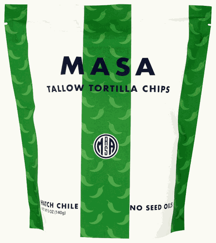 Masa Tortilla Chips Hatch Chile 5oz