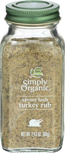 Simply Organic Turkey Rub 2.43oz