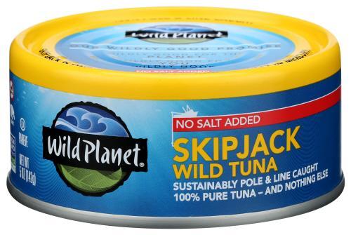 Wild Planet Skipjack Tuna Light No Salt