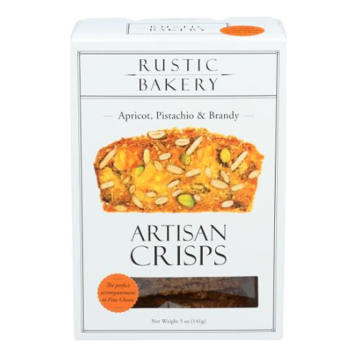 Rustic Bakery Artisan Crisps Apricot, Pistachio & Brandy 5oz