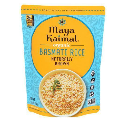 Maya Kaimal Basmati Rice Natural Brown Organic