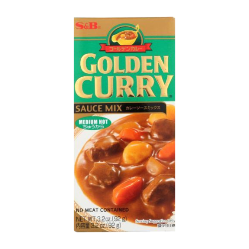 S&B Golden Curry Medium Hot 3.2oz