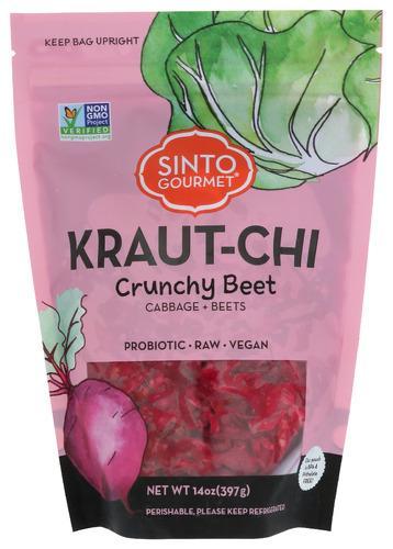 Sinto Gourmet Kimchee Kraut Chi Crunchy Beet 14oz