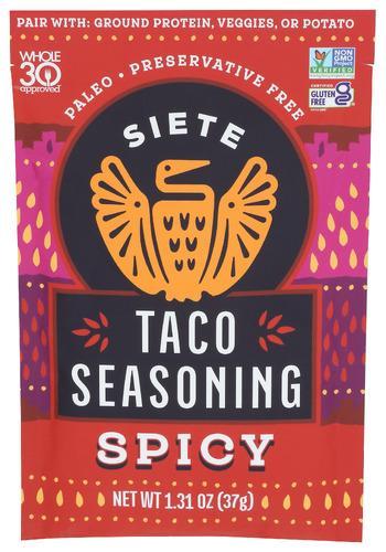 Siete Seasoning Taco Spicy 1.3oz