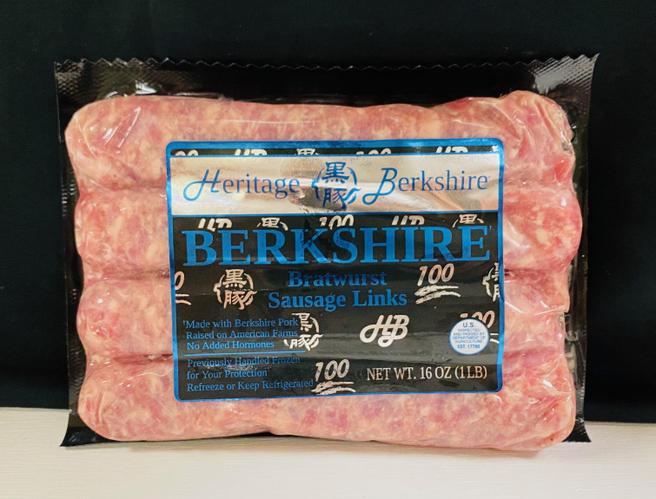 Berkshire Pork Sausages Bratwurst 4 pack