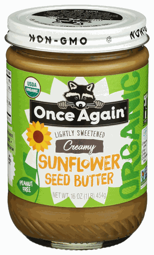 Once Again Sunflower Seed Org Butter 16oz