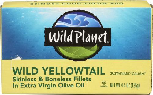 Wild Planet Yellowtail Wild Fillet 4.37oz