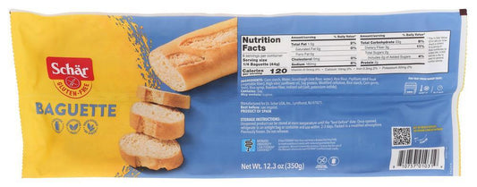 Schar Glutern Free Baguette 12.3oz